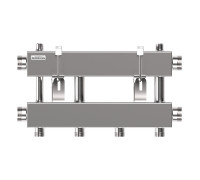 Модульный коллектор MKSS-150-2x25 (до 150 кВт, 2 магистр. подкл. G 1½″, 2 контура G 1″ вверх или вниз)